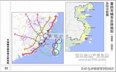 ​福建省莆田市城市总体规划图2030